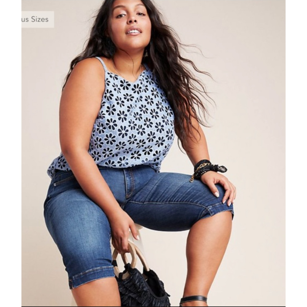 NEW Anthropologie Maeve Quinn Eyelet 70s Camisole